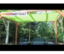 Toldo vela rectangular 300 x 450 cm - hidrófugo - blanco