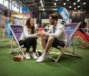 Tumbonas publicitarias Premium - ideal para eventos deportivos | W2P