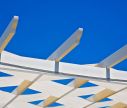 Pavillon mit Lamellendach verstellbar-Sonnenschutz ・ Window2Print