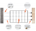Pérgola toldo Premium - 250 x 400 cm - Instrucciones de instalación・ Window2Print