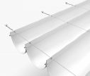 Pérgola toldo Premium - 250 x 400 cm - hidrófugo - blanco - Decor Premium 200 g | Window2Print