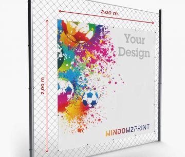 Lona pvc barata - Frontlit - 200 x 200 cm | Window2Print
