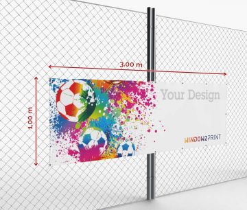 Lona pvc impermeable - Frontlit - 300 x 100 cm | Window2Print