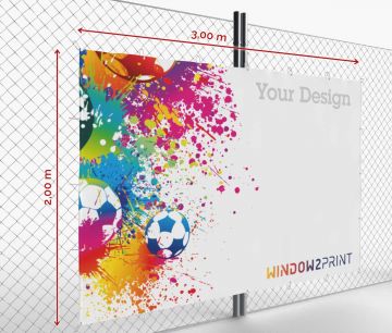 Banner publicitario - Lona pvc frontlit 300 x 200 cm | Window2Print