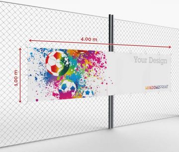 Lona impermeable exterior - Frontlit 400 x 100 cm | Window2Print
