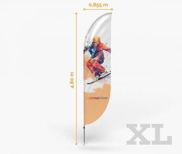 Bandera grande Bend XL - Fan Zone | Window2Print