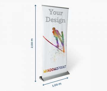 Rollup Exclusive 100 x 200 cm - Window2Print