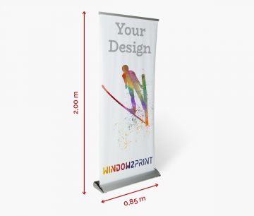 Rollup Exclusive 85 x 200 cm - Window2Print