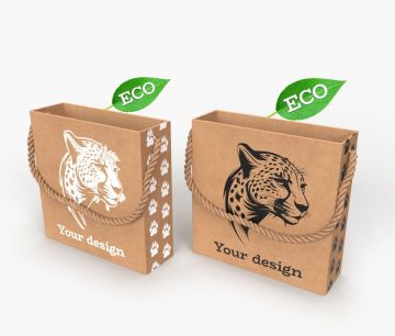 FELIS CATUS bolsas de papel personalizadas 35 x 11 x 35 cm | Window2Print