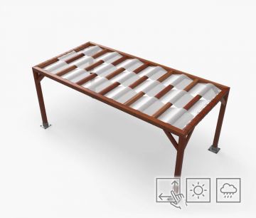 Toldo Banda - impermeable - blanco - Window2Print