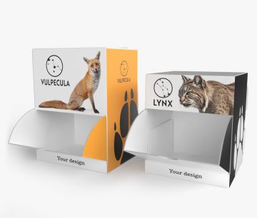 Caja dispensadora - Cajas expositoras personalizadas | Window2Print