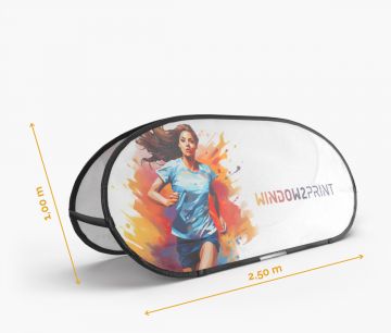 Horizontal pop up 250 x 100 cm - Fan Zone | Window2Print