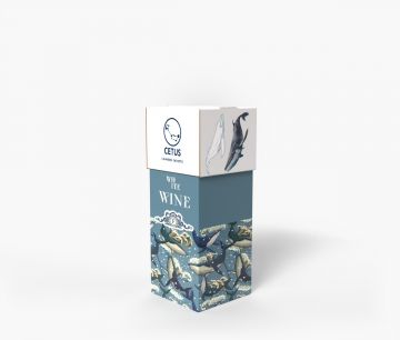Caja de vino con tapa - una botella - Catus | Window2Print