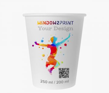 Vaso de cartón 200 ml - Window2Print