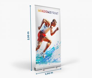 Roll ups baratos 100 x 200 cm - Fan Zone | Window2Print