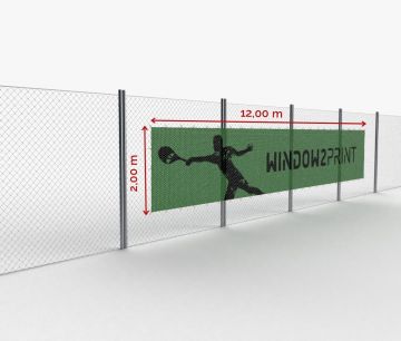 Malla corta viento 12x2 - Banner publicitario | Window2Print