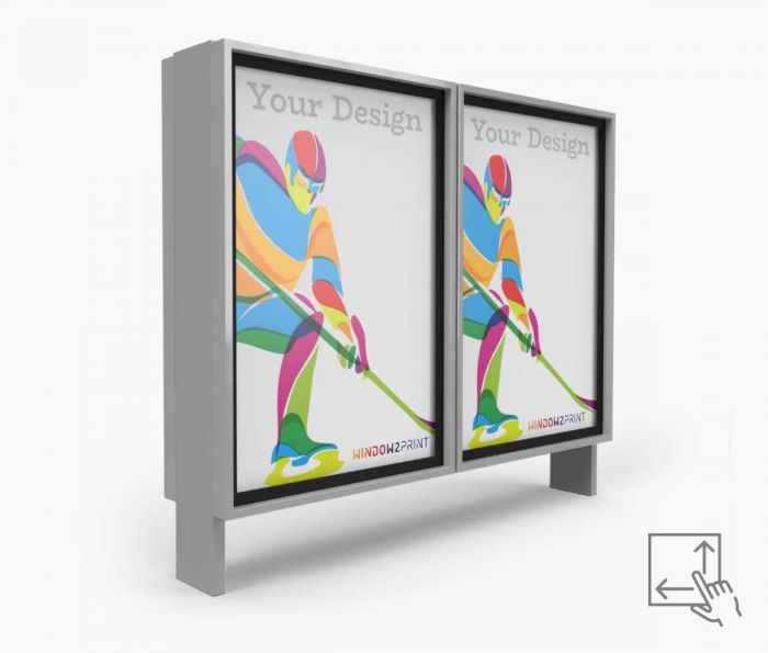 Vinilo retroiluminada para cajas de luz (sin adhesivo) - Window2Print