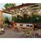 Toldo Banda Premium - beige - Tamaño personalizado - Window2Print